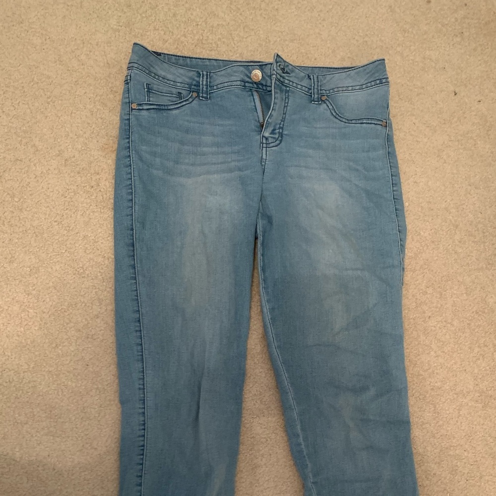 Stretchy light wash jeans